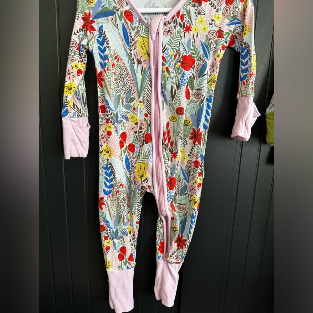 Little Sleepies OG Floral zippy